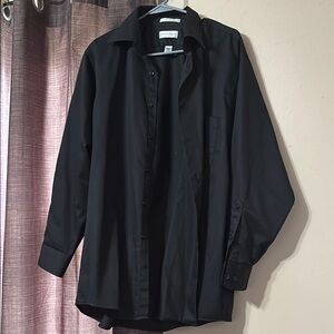 Van Heusen Black Dress Shirt